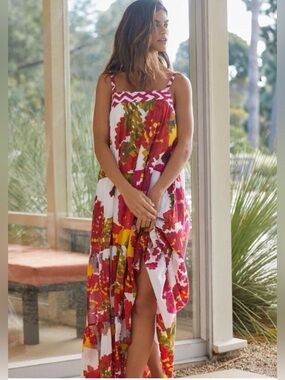 Anthropologie Ro’s Garden Natasha Maxi Dress